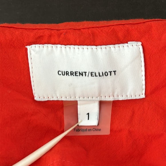 Current/Elliot Red Ruffle Blouse - Picture 6 of 6